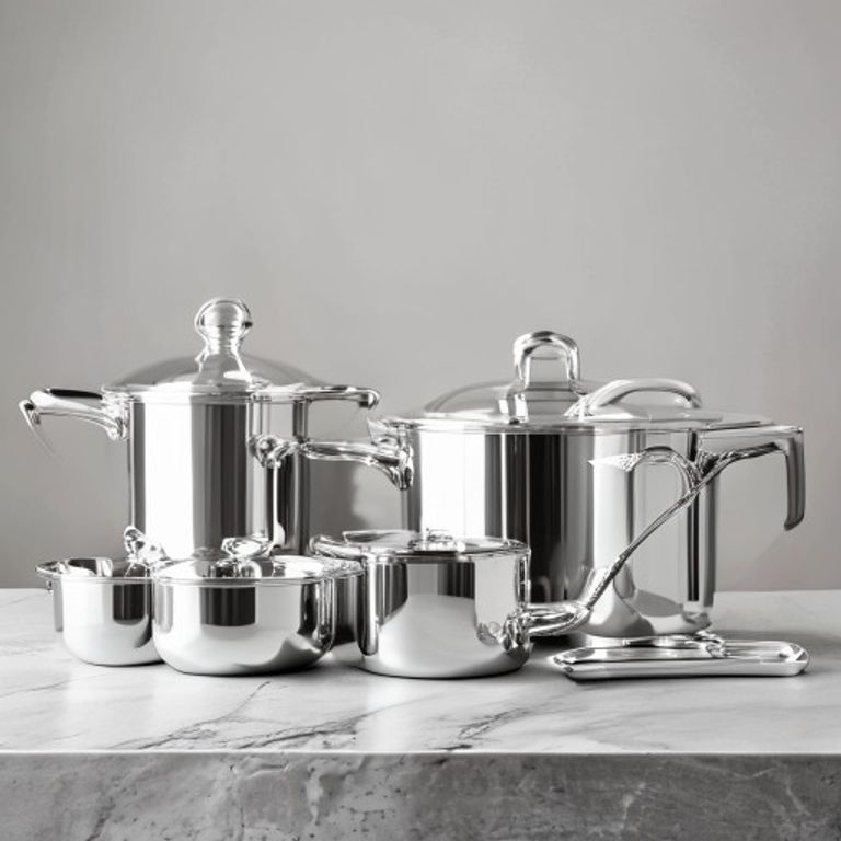 professional 10 piece stainless steel cookware set professional 10 piece stainless steel cookware set