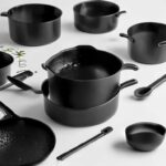 rivn co 15 piece non stick textured bottom set